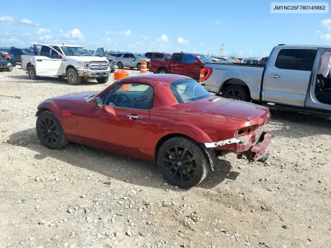 2008 Mazda Mx-5 Miata VIN JM1NC26F780149862 фото 2