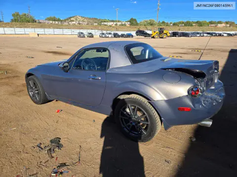 2008 Mazda Mx-5 Miata VIN JM1NC26F080145961 фото 2