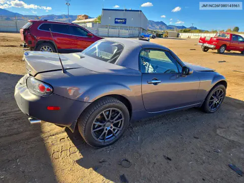 2008 Mazda Mx-5 Miata VIN JM1NC26F080145961 фото 3
