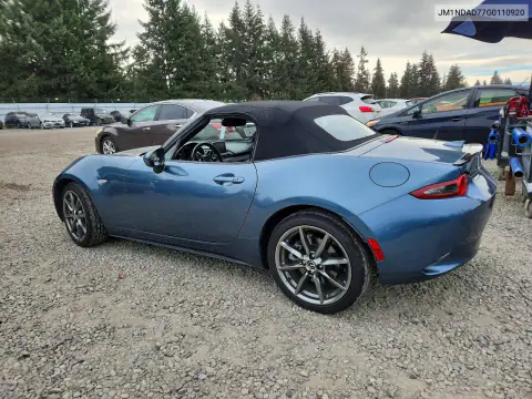 2016 Mazda Mx-5 Miata Grand Touring VIN JM1NDAD77G0110920 фото 2