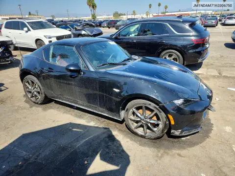 JM1NDAM71K0306750 — 2019 Mazda MX-5, фото 4 с аукциона Copart 16.10.2026, Передняя часть