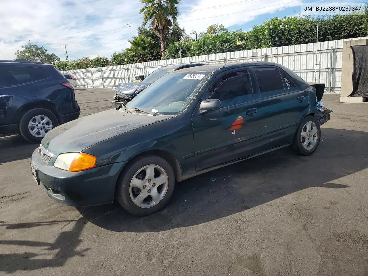 2000 Mazda Protege Es VIN JM1BJ2238Y0239347 фото 1