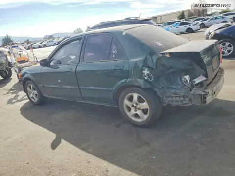 2000 Mazda Protege Es VIN JM1BJ2238Y0239347 фото 2