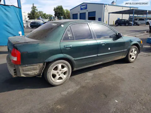 2000 Mazda Protege Es VIN JM1BJ2238Y0239347 фото 3