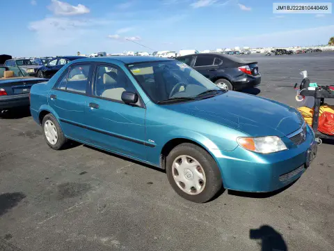 2001 Mazda Protege Dx VIN JM1BJ222810440405 фото 4