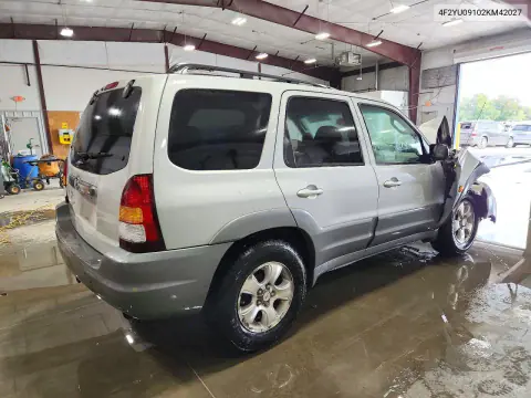 2002 Mazda Tribute Lx VIN 4F2YU09102KM42027 фото 3