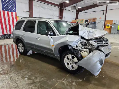 2002 Mazda Tribute Lx VIN 4F2YU09102KM42027 фото 4