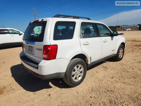 2008 Mazda Tribute S VIN 4F2CZ06198KM22187 фото 3