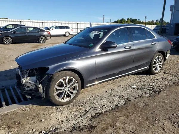 55SWF4KB4GU147592 — 2016 Mercedes-Benz C-Klasse, Передняя часть (Front End), фото до ремонта