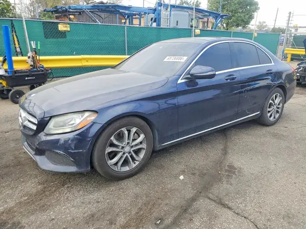 WDDWF4JBXGR161029 — 2016 Mercedes-Benz C-Klasse, Передняя часть (Front End), фото до ремонта