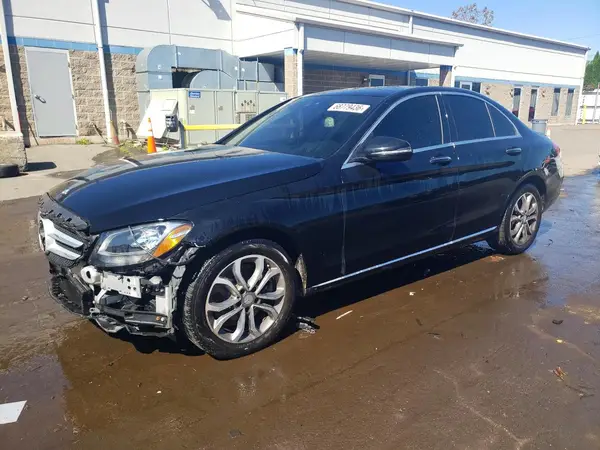55SWF4KBXGU143594 — 2016 Mercedes-Benz C-Klasse, Передняя часть (Front End), фото до ремонта