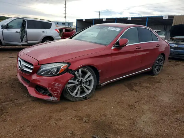 55SWF4KB7GU159283 — 2016 Mercedes-Benz C-Klasse, Передняя часть (Front End), фото до ремонта