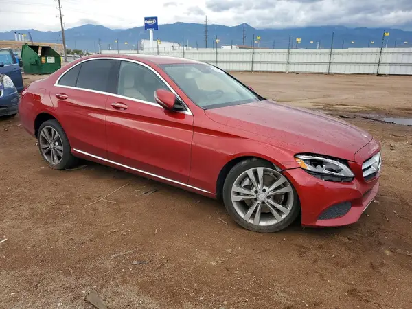 55SWF4KB7GU159283 — 2016 Mercedes-Benz C-Klasse, фото 4 с аукциона Copart, Передняя часть