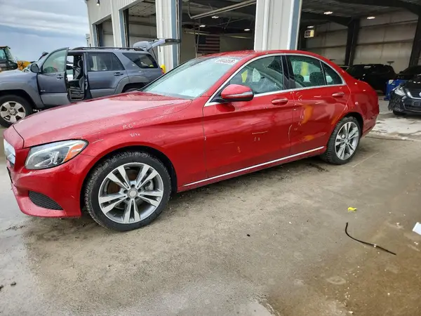 55SWF4KB7GU103621 — 2016 Mercedes-Benz C-Klasse, Задняя часть (Rear End), фото до ремонта