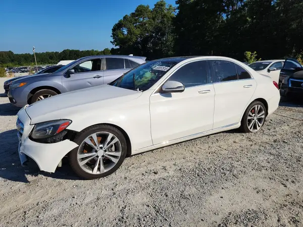 WDDWF4JB2HR281201 — 2017 Mercedes-Benz C-Klasse, Передняя часть (Front End), фото до ремонта
