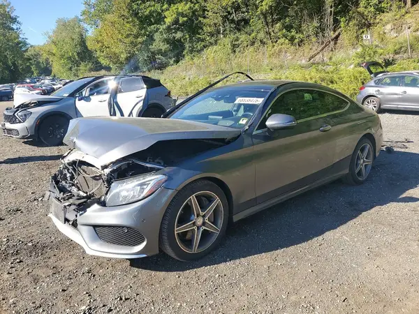 WDDWJ4KB3HF334941 — 2017 Mercedes-Benz C-Klasse, Передняя часть (Front End), фото до ремонта