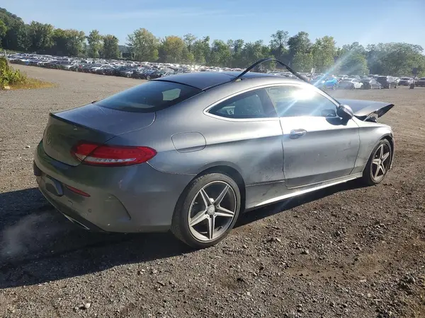 WDDWJ4KB3HF334941 — 2017 Mercedes-Benz C-Klasse, фото 3 с аукциона Copart, Передняя часть