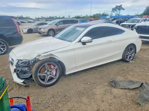WDDWJ4KB0HF429294 — 2017 Mercedes-Benz C-Klasse, Передняя часть (Front End), фото до ремонта