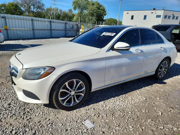 WDDWF4KB6HR226684 — 2017 Mercedes-Benz C-Klasse, Передняя часть (Front End), фото до ремонта