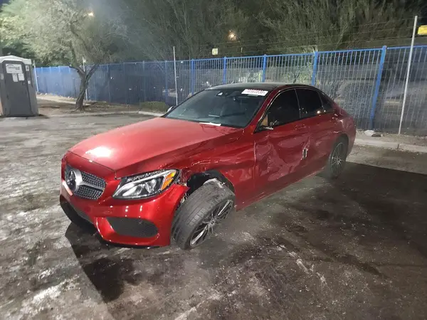55SWF4JB9HU190103 — 2017 Mercedes-Benz C-Klasse, Боковая часть (Side), фото до ремонта