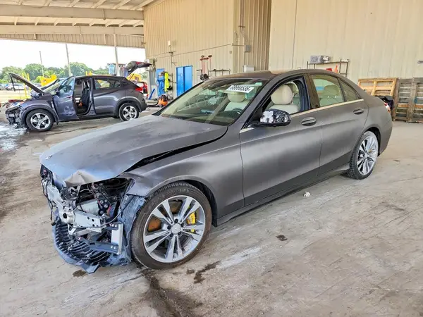 55SWF6EB7JU255641 — 2018 Mercedes-Benz C-Klasse, Передняя часть (Front End), фото до ремонта
