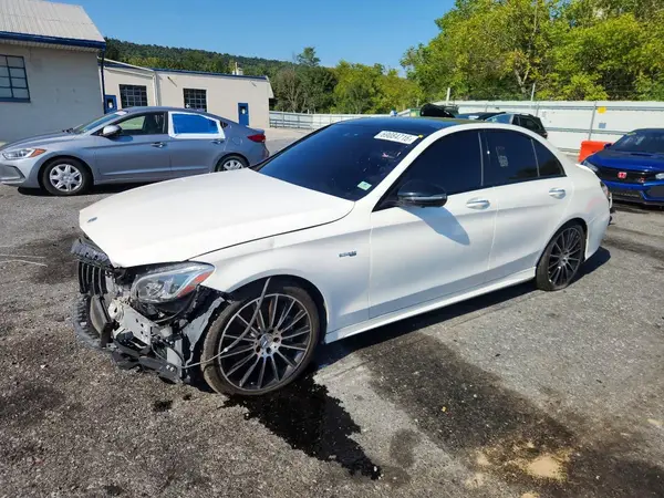 55SWF6EB3JU269732 — 2018 Mercedes-Benz C-Klasse, Передняя часть (Front End), фото до ремонта