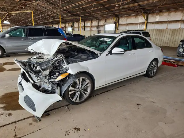 55SWF4JB7JU273292 — 2018 Mercedes-Benz C-Klasse, Передняя часть (Front End), фото до ремонта