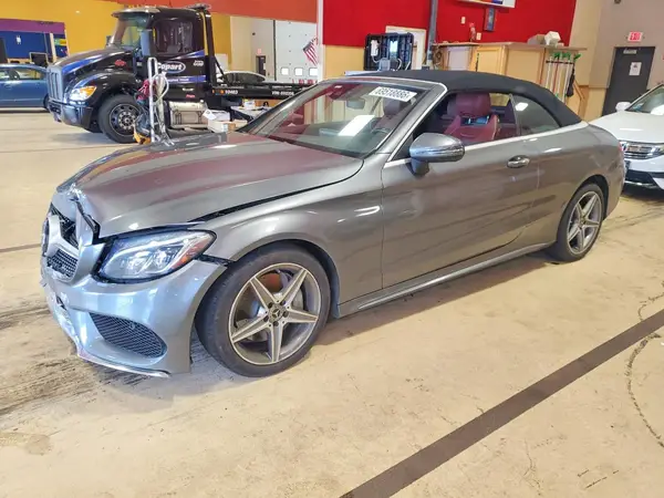 WDDWK4KB7JF621430 — 2018 Mercedes-Benz C-Klasse, Передняя часть (Front End), фото до ремонта