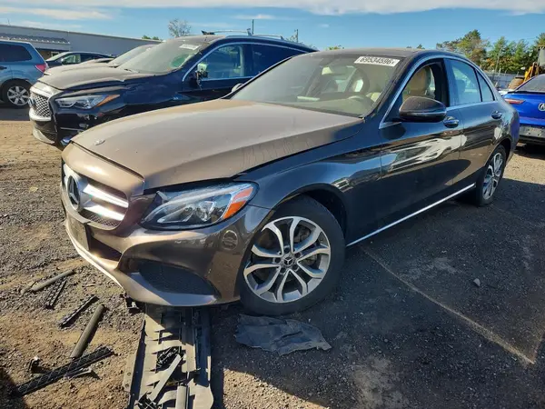 WDDWF4KBXJR358854 — 2018 Mercedes-Benz C-Klasse, Подтопление (Water/Flood), фото до ремонта