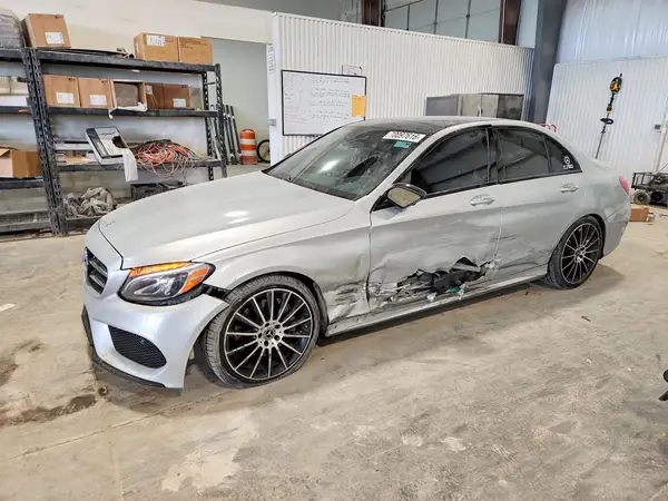 WDDWF4KB2JR411918 — 2018 Mercedes-Benz C-Klasse, Боковая часть (Side), фото до ремонта