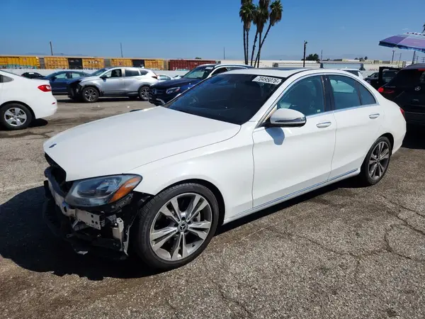 55SWF4JB0JU248041 — 2018 Mercedes-Benz C-Klasse, Передняя часть (Front End), фото до ремонта