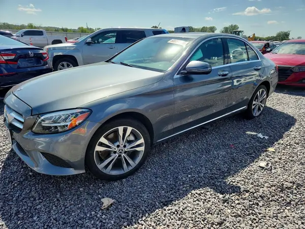 55SWF8EB0KU306572 — 2019 Mercedes-Benz C-Klasse, Передняя часть (Front End), фото до ремонта
