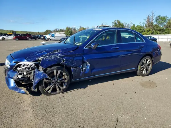 55SWF8EB0KU290292 — 2019 Mercedes-Benz C-Klasse, Передняя часть (Front End), фото до ремонта