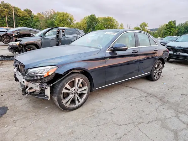 55SWF8EB1KU284095 — 2019 Mercedes-Benz C-Klasse, Задняя часть (Rear End), фото до ремонта