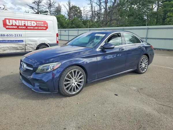 55SWF8EB9KU318865 — 2019 Mercedes-Benz C-Klasse, Задняя часть (Rear End), фото до ремонта