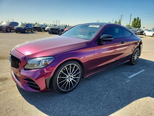 WDDWJ8DBXKF849687 — 2019 Mercedes-Benz C-Klasse, Задняя часть (Rear End), фото до ремонта