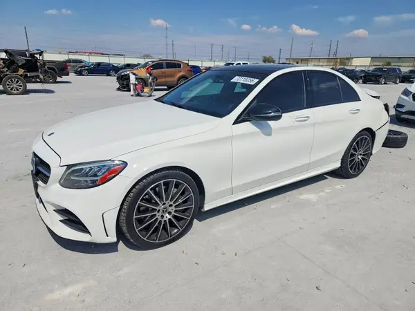 55SWF8EB3KU305741 — 2019 Mercedes-Benz C-Klasse, Задняя часть (Rear End), фото до ремонта
