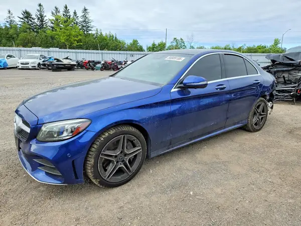 55SWF8EBXLU325874 — 2020 Mercedes-Benz C-Klasse, Задняя часть (Rear End), фото до ремонта