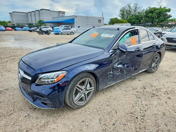 WDDWF8DBXLR543039 — 2020 Mercedes-Benz C-Klasse, Боковая часть (Side), фото до ремонта