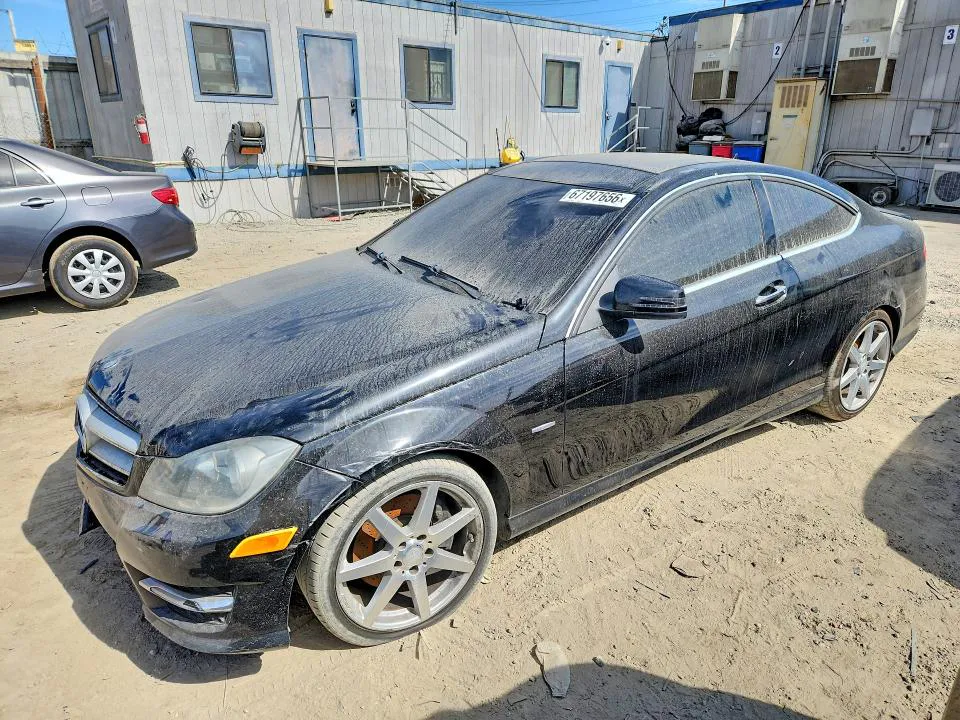 2012 MERCEDES-BENZ C VIN WDDGJ5HB5CF936542 фото 1