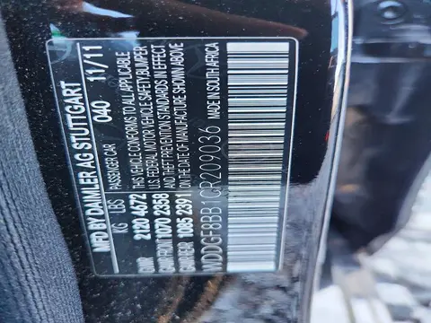 2012 MERCEDES-BENZ C VIN WDDGF8BB1CR209036 фото 12
