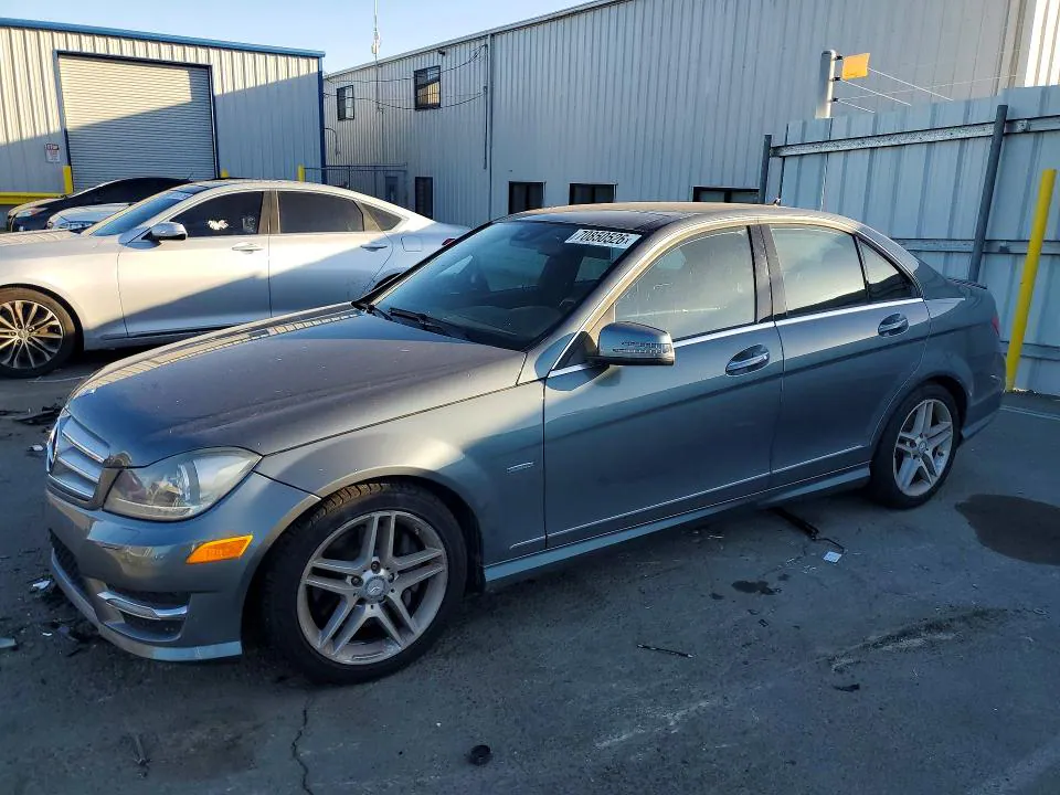 2012 MERCEDES-BENZ C VIN WDDGF5HB4CR222448 фото 1