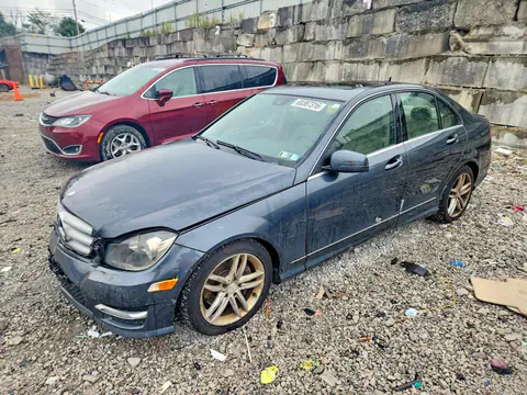 WDDGF8AB2DG105797 — 2013 Mercedes-Benz C, Передняя часть (Front End), фото до ремонта