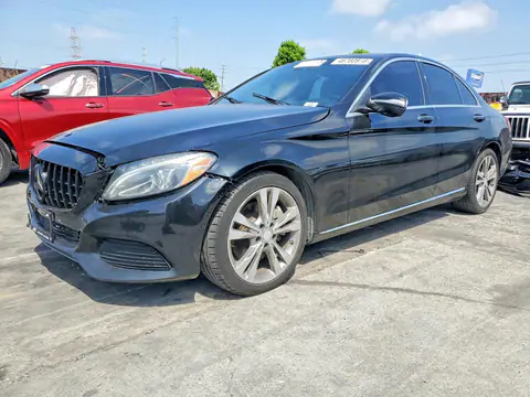 55SWF4JB1FU057008 — 2015 Mercedes-Benz C, Передняя часть (Front End), фото до ремонта
