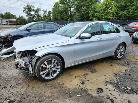 55SWF4KB6HU216140 — 2017 Mercedes-Benz C, Передняя часть (Front End), фото до ремонта