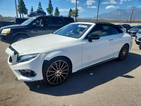 WDDWK4JB5HF424011 — 2017 Mercedes-Benz C, Передняя часть (Front End), фото до ремонта