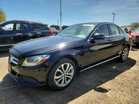55SWF4KB4JU271269 — 2018 Mercedes-Benz C, Передняя часть (Front End), фото до ремонта