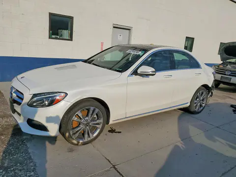 WDDWF4KB0JR403154 — 2018 Mercedes-Benz C, Задняя часть (Rear End), фото до ремонта