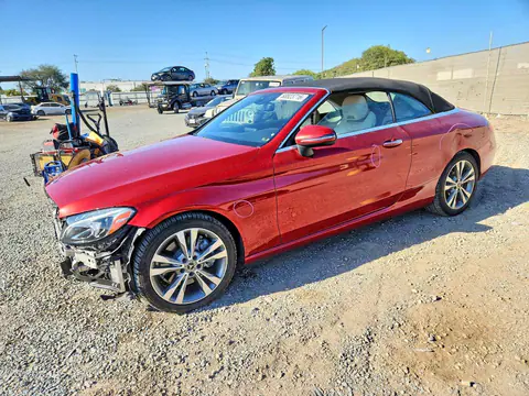 WDDWK4KB1JF608544 — 2018 Mercedes-Benz C, Передняя часть (Front End), фото до ремонта