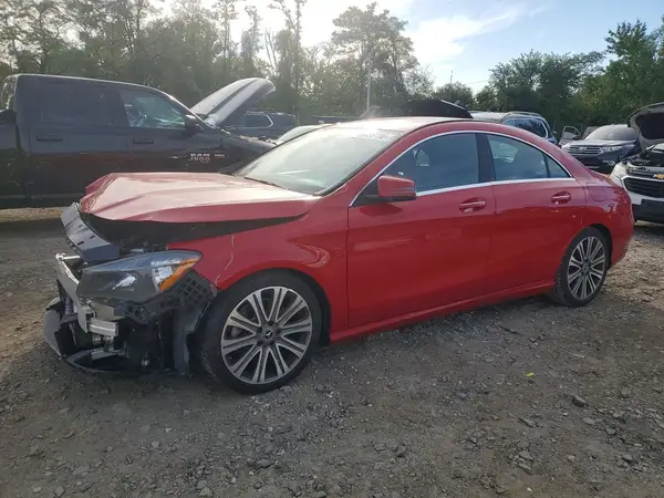 WDDSJ4GB9JN689499 — 2018 Mercedes-Benz CLA-Klasse, Передняя часть (Front End), фото до ремонта